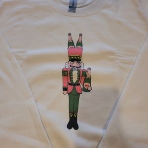 Pink Champagne Nutcracker Luxe Boutique Collection Crewneck Sweatshirt